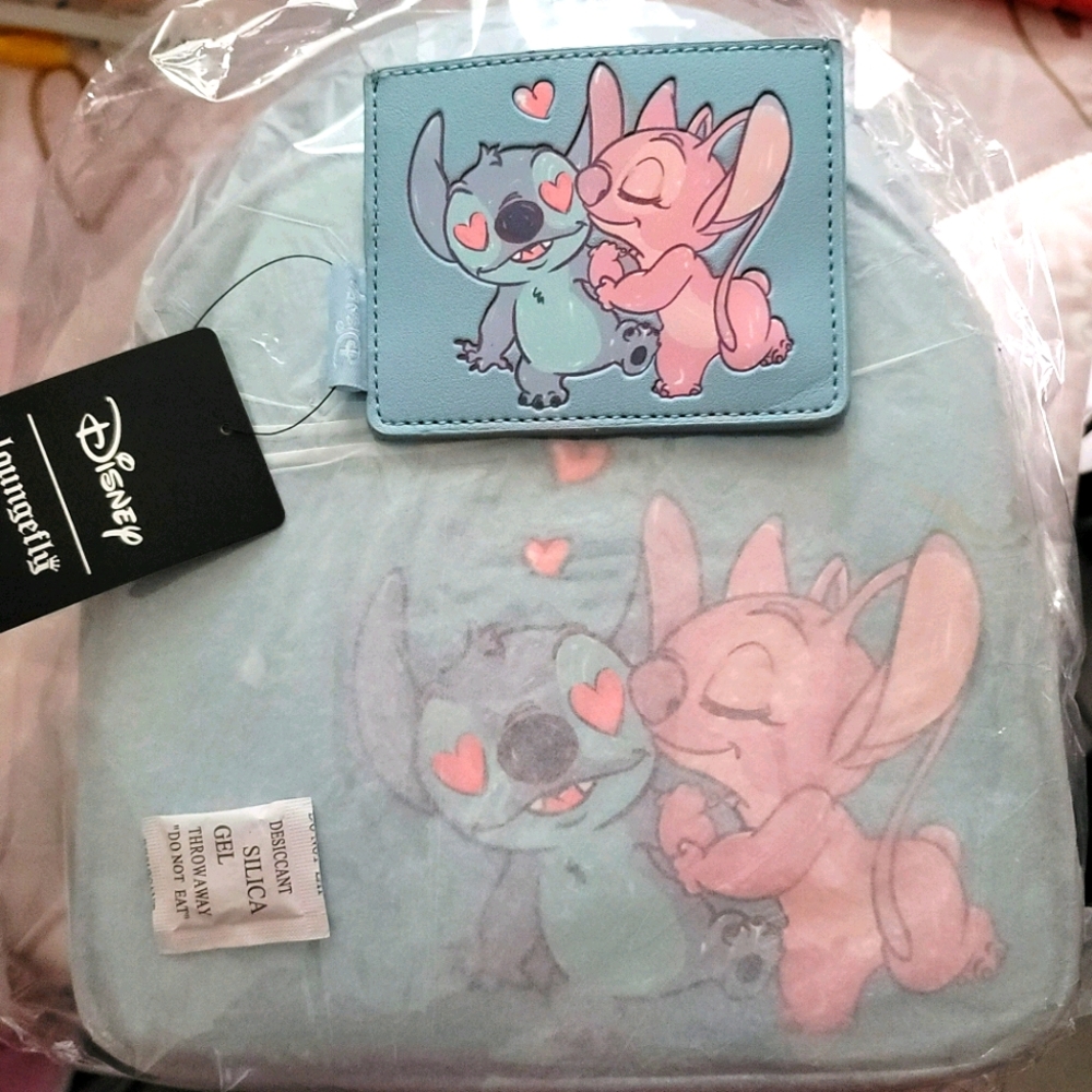 Loungefly Stitch and Angel